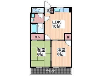 間取図 ベル・ファミ－ユ舟入