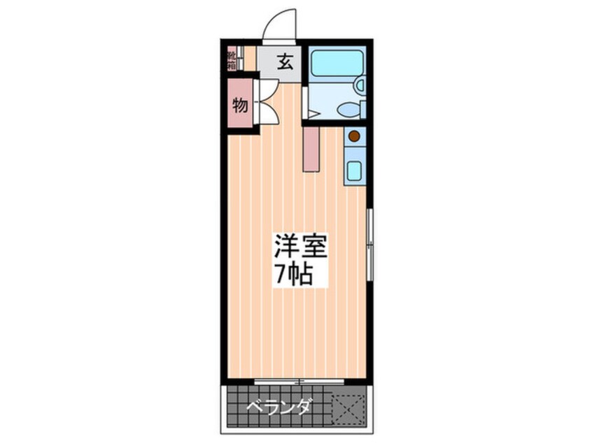 間取図 コ－ポ千鶴