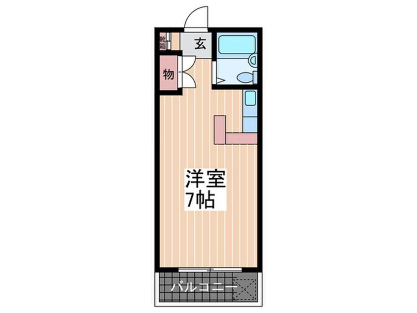 間取図 コ－ポ千鶴