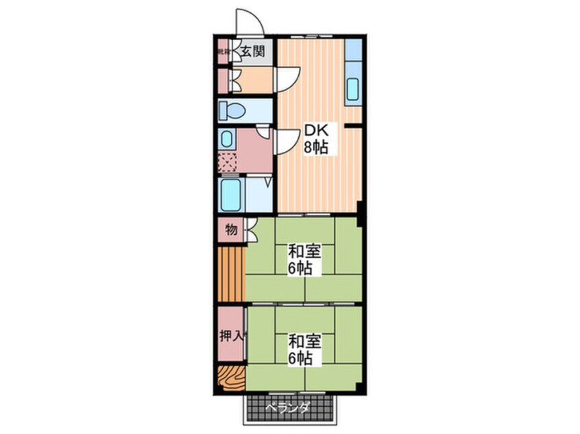 間取図 大田ビル