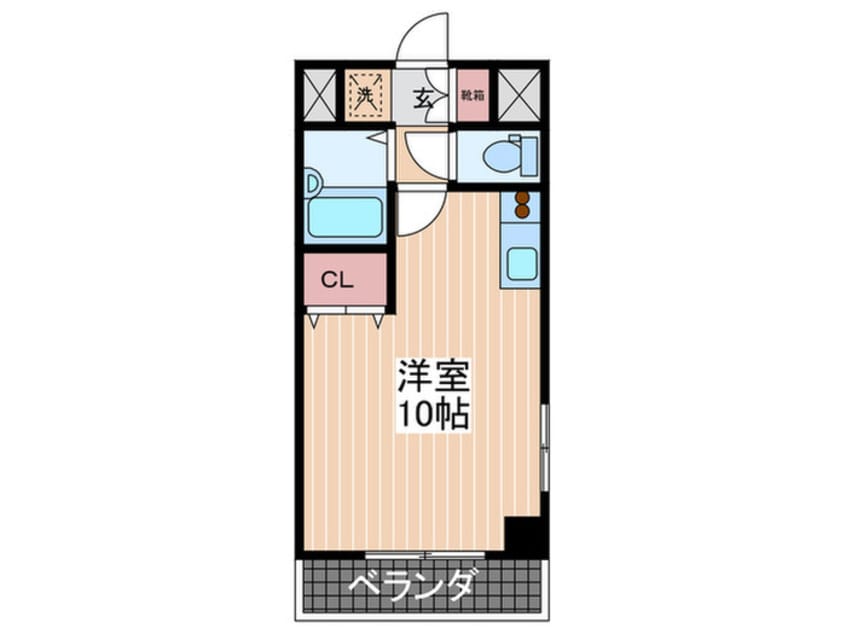間取図 ベル・エポック安芸