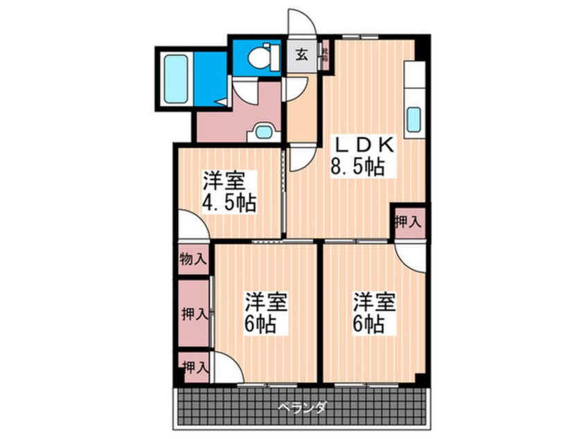 間取図 寿々ビル