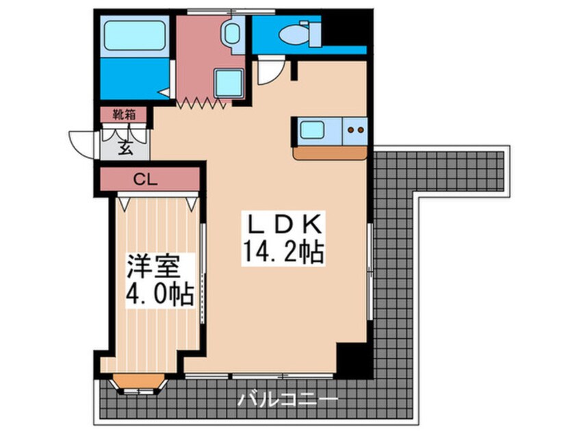 間取図 レジェンド南竹屋