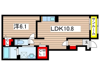 間取図 カーサ　ベル