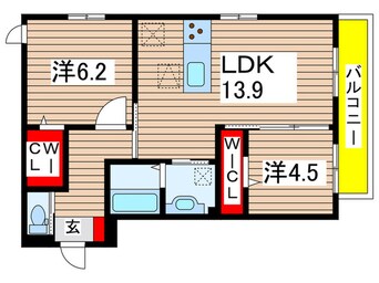 間取図 フェリーチェ西原
