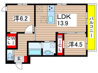 間取図 フェリーチェ西原