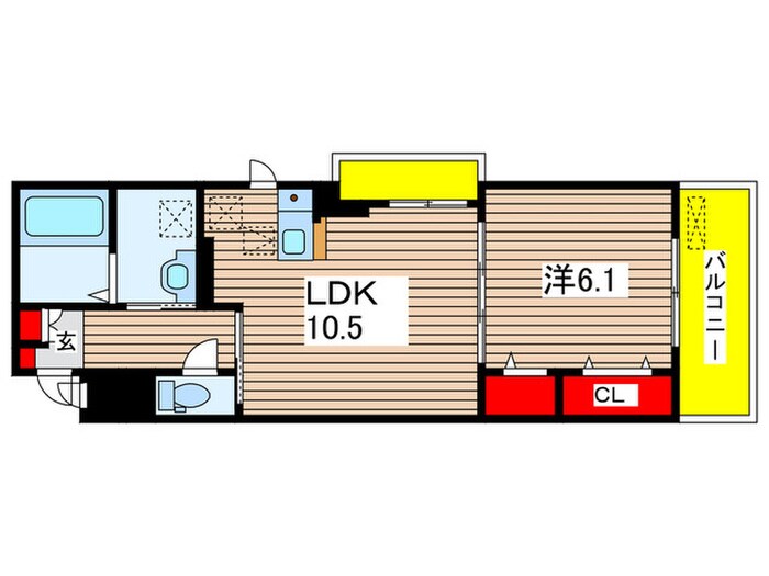 間取り図 パラジソ大町