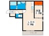 Grandtic長束 1LDKの間取り