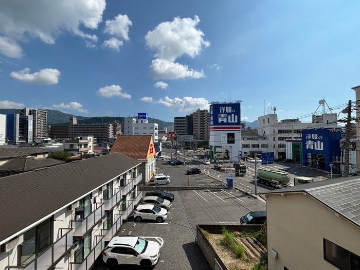 室内からの展望 小沢ビル