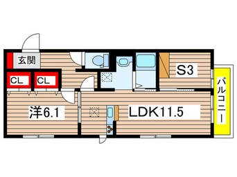 間取図 メゾン・ド・ソレイユ