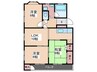 久大マンション 3LDKの間取り