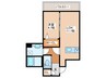 Ｄ－ＲＯＯＭ宇品東 1LDKの間取り