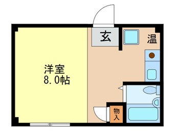 間取図 カーサ海田月見Ｍ－３