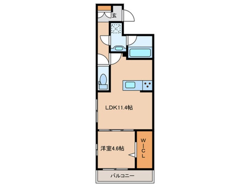 間取図 campanella舟入南