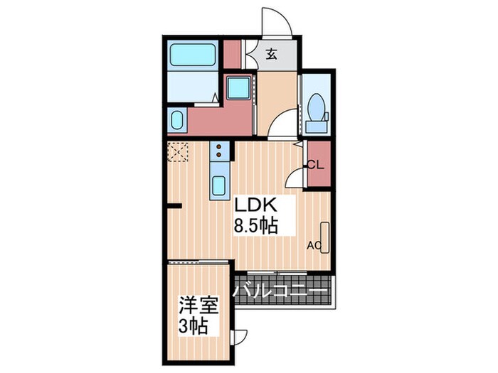間取り図 月光安芸中央