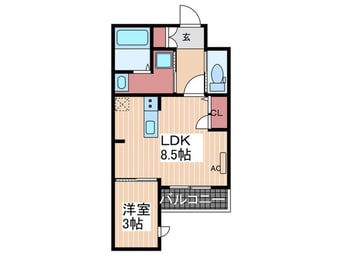 間取図 月光安芸中央