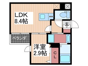間取図 月光府中鹿籠壱番館
