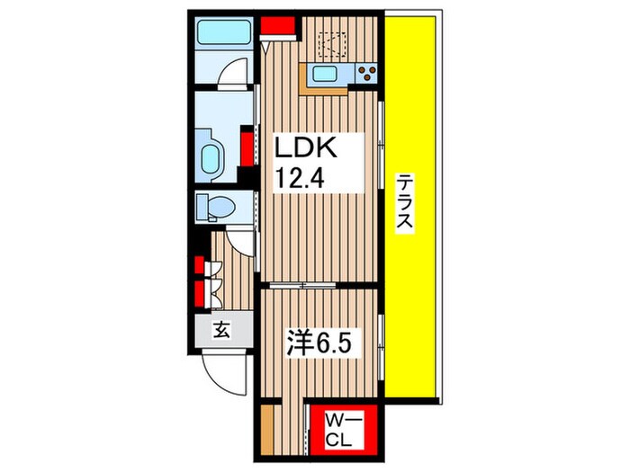 間取り図 Adonis長束