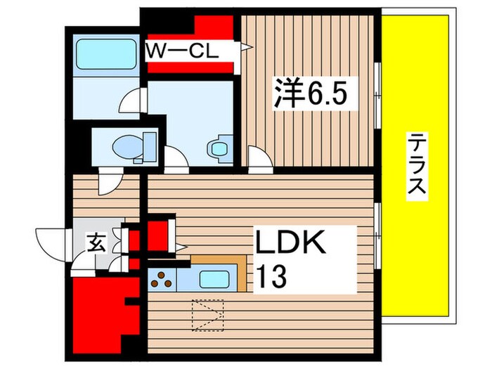 間取り図 Adonis長束
