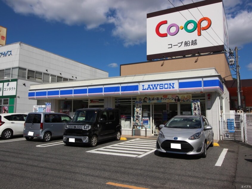 ローソン安芸区役所前店(コンビニ)まで430m ウイングＭＩＳＡＷＡⅢ