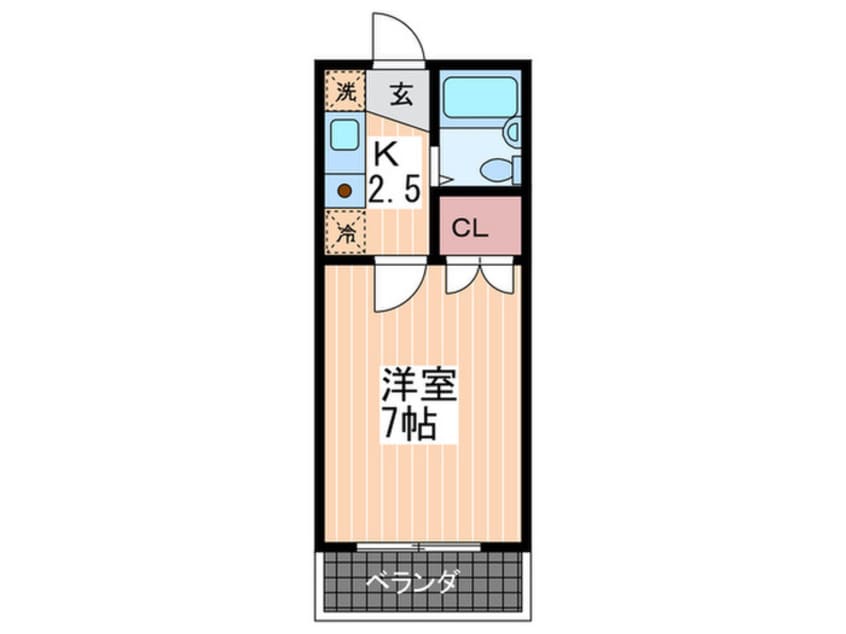 間取図 リバ－ジュ山下