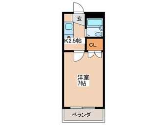 間取図 リバ－ジュ山下