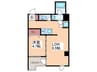 Residence Iconn KAWARAMACHI 1LDKの間取り