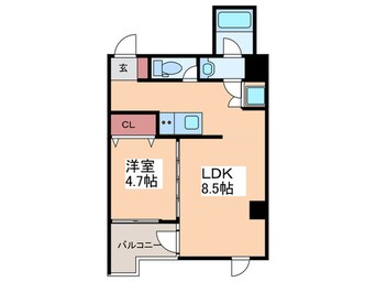 間取図 Residence Iconn KAWARAMACHI