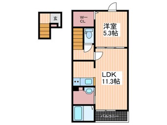 間取図 カーサ・ピアッツァ晴海