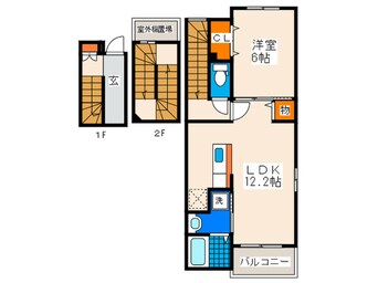 間取図 ヴィラ・コンフォート