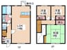 ハイツジャヌケＡ 3LDKの間取り