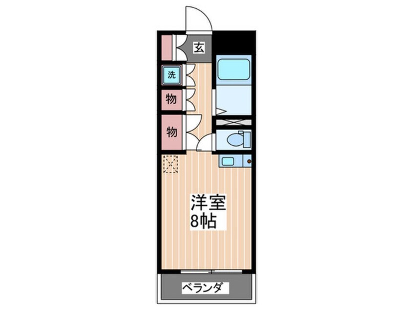 間取図 レオパレスＲＸ西広島