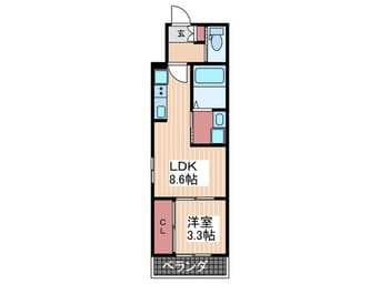 間取図 月光呉駅西