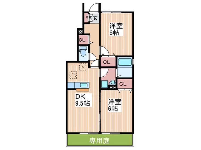 間取図 ヴィラ－ジュＣ棟