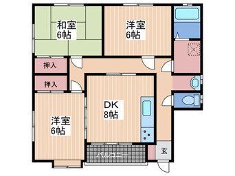 間取図 石田ハイツ