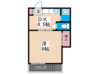 間取図 ハイツくりはら(1､2)