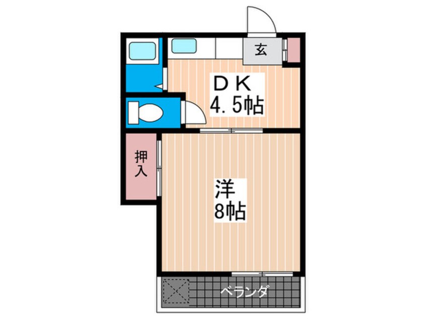 間取図 ハイツくりはら(1､2)