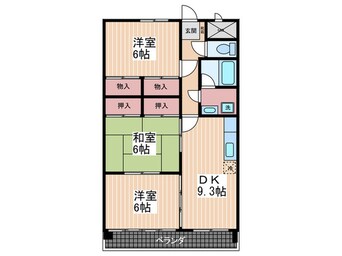 間取図 キャッスル林