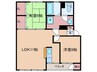 高千穂ビル 2LDKの間取り