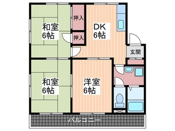 間取図 サコマンション