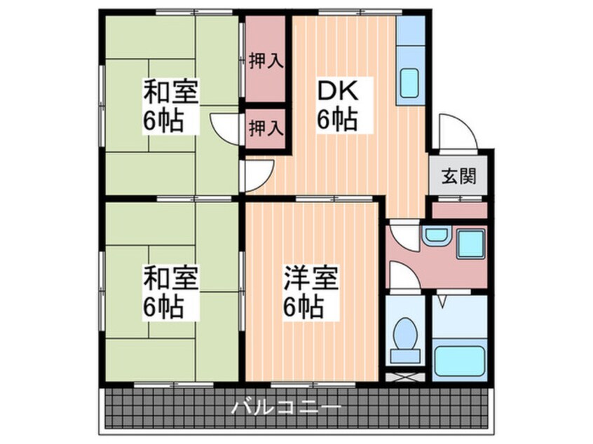 間取図 サコマンション