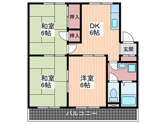 間取図 サコマンション