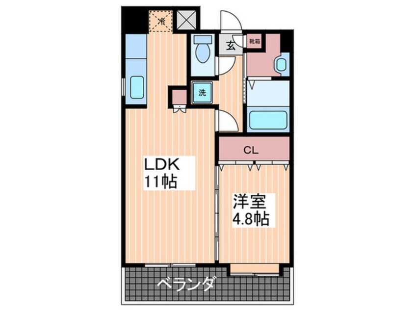 間取図 ＭＳＫ牛田