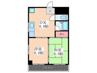 間取図 ウェッジコ－ポ坂田