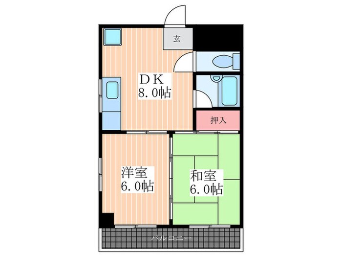 間取り図 ウェッジコ－ポ坂田