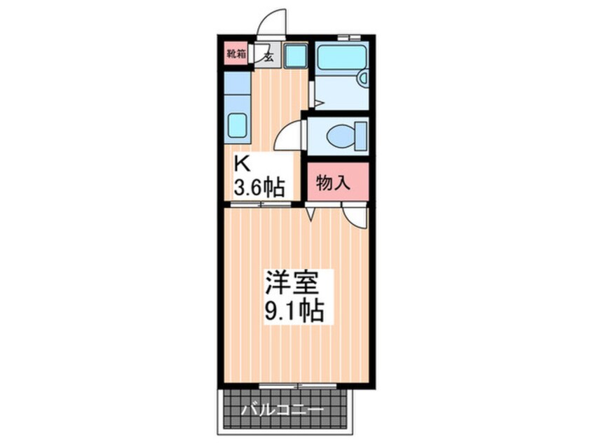 間取図 アブニ－ル宮島口Ａ棟