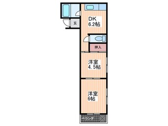 間取図 メゾン・ド・ウエスト