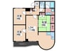エトワ－ル光が丘 3LDKの間取り