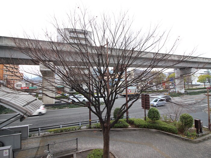 室内からの展望 開発ビル