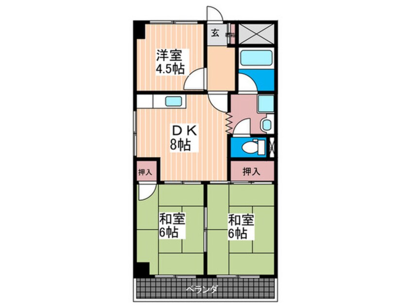 間取図 リラティブ古江